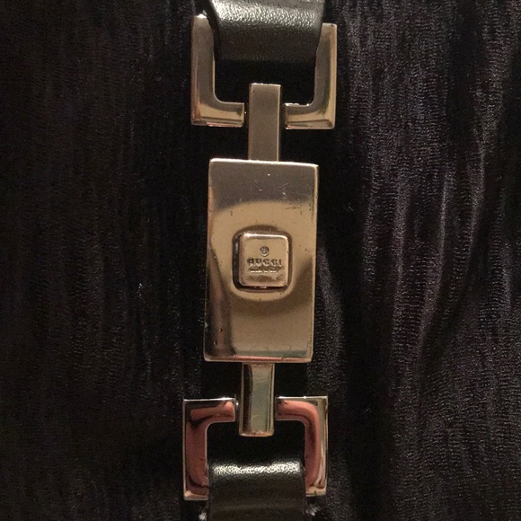 🎉HP🎉 EUC Gucci Jackie O Hobo Bag w/ Black Leather Trim - Picture 7 of 15